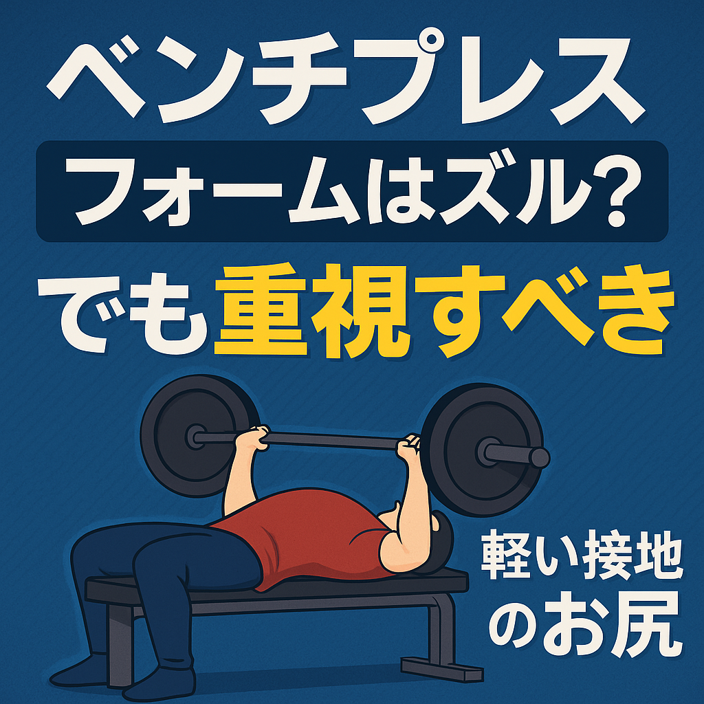 重量を伸ばすためのベンチプレスフォーム：僕が大事にしている3つのポイン