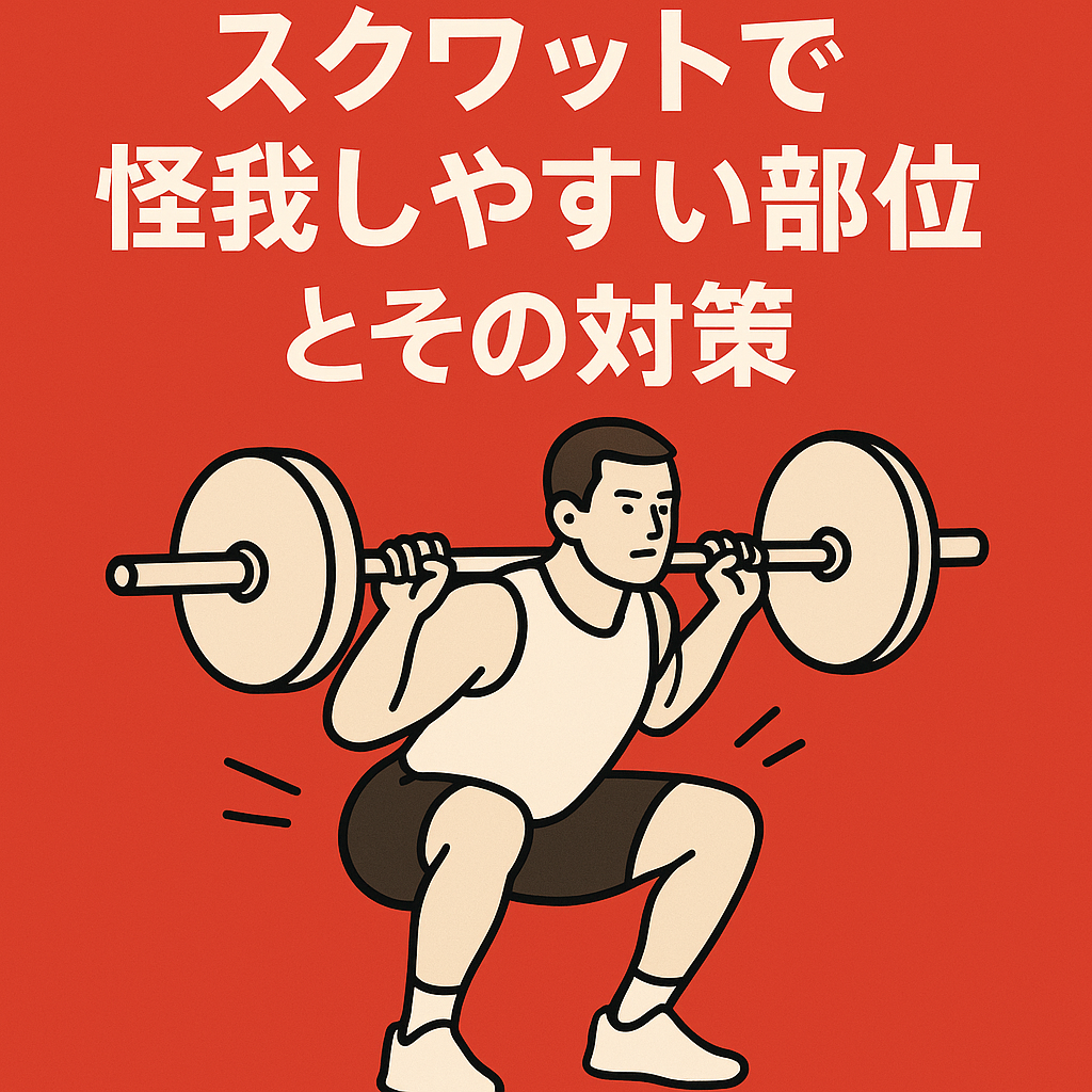 スクワットで怪我しやすい部位とその対策｜膝・腰・股関節・足首を守る方法