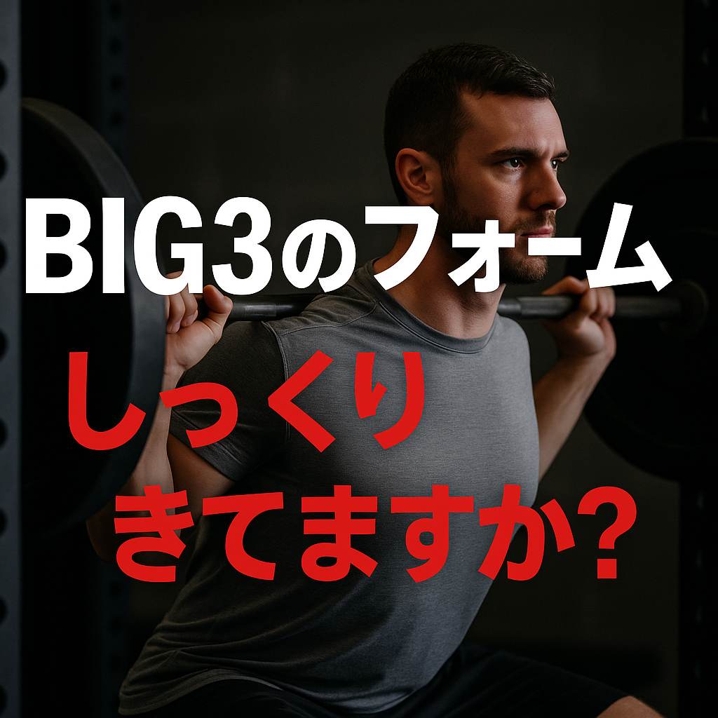 BIG3のフォーム、しっくりきてますか？